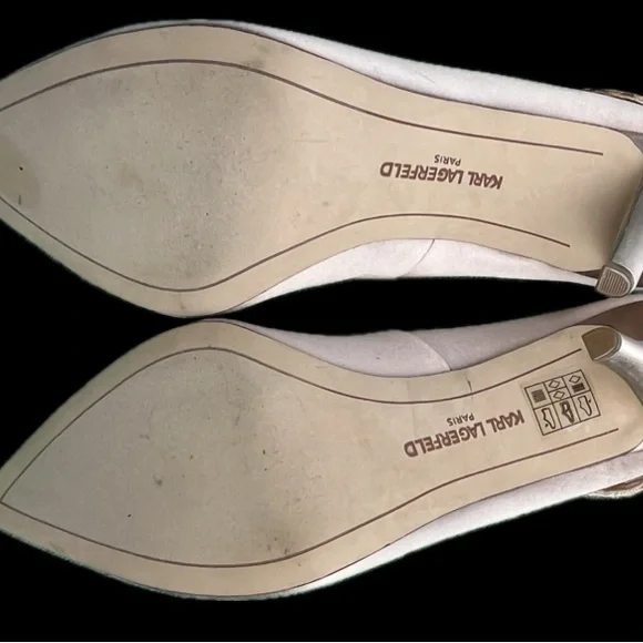 Women Cream Embellished pumps NWOT - Picture 4 of 4